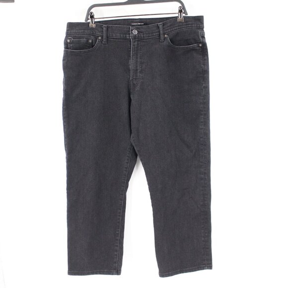 Lucky Brand Jeans Mens 38 L26 363 Vintage Straight Dark Wash Stretch Denim - Picture 1 of 12